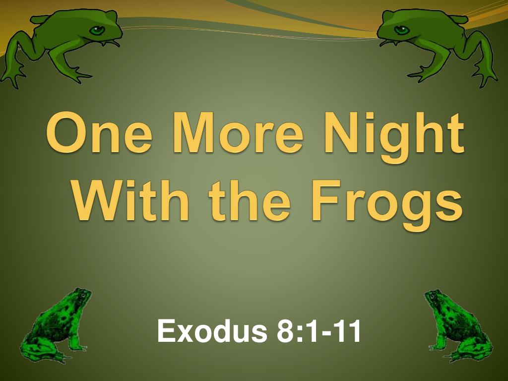 One More Night With The Frogs