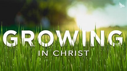 Growing As A Christian