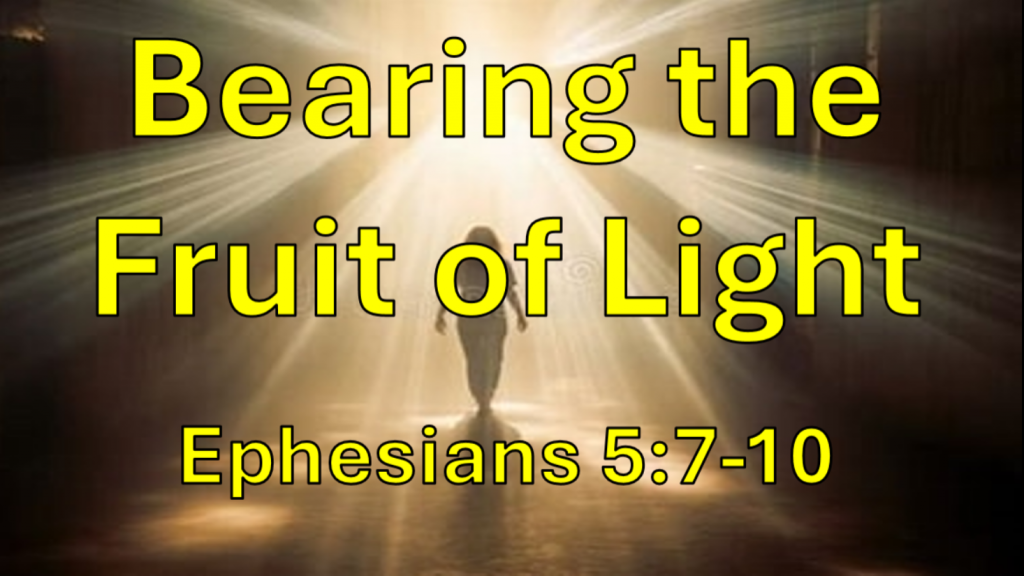 Walking as Children of Light