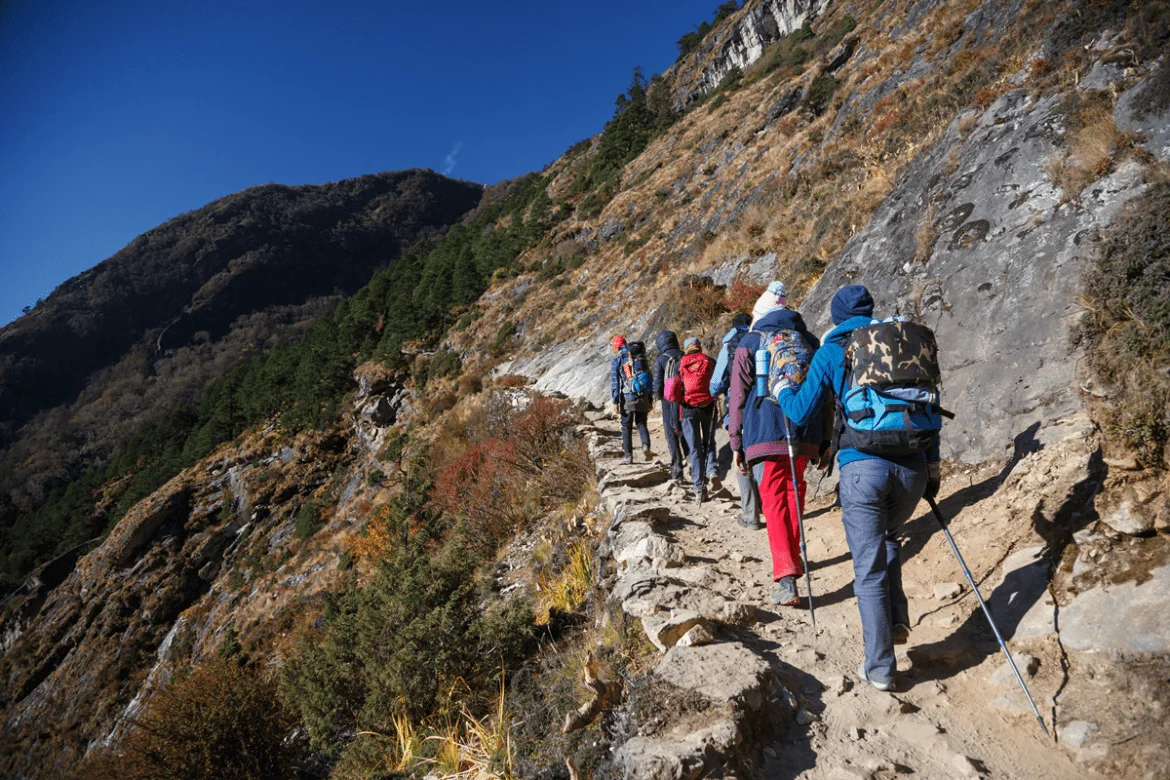 narrow trail